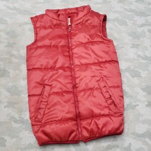 Back To The Future Vest Mens XS Red Puffer Full Zip Movie Pockets Universal